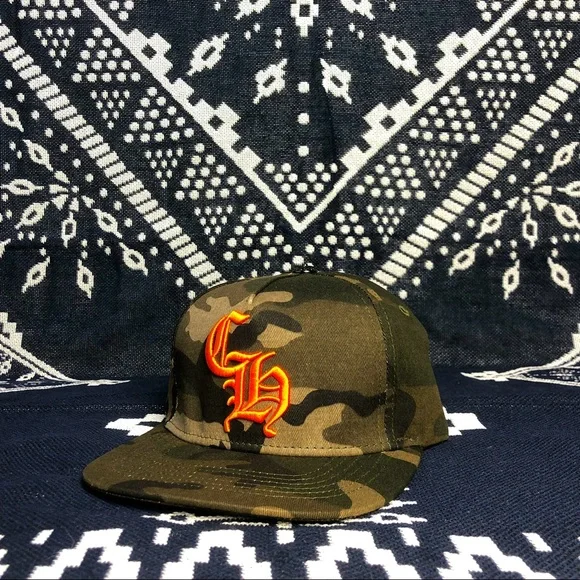Chrome Hearts ★ AUTHENTIC Camo “CH” Baseball Cap - Picture 1 of 12